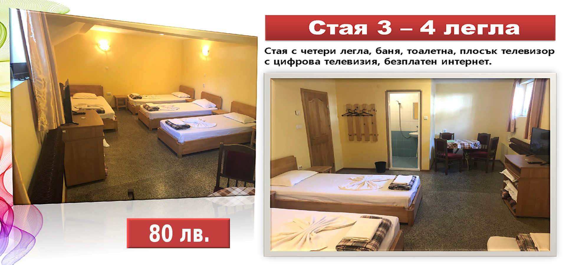 Стая 3 - 4 легла
